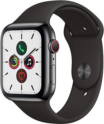 Apple Watch Series 5 40mm 44mm GPS + WIFI + LTE UNLOCKED Stainless Steel - Used