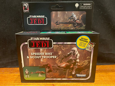 STAR WARS Vintage Collection SPEEDER BIKE VEHICLE with BIKER SCOUT Figure