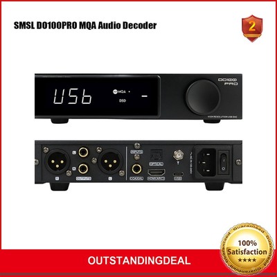 SMSL DO100PRO MQA Audio Decoder DAC Dual ES9039Q2M Bluetooth 5.1 ot34