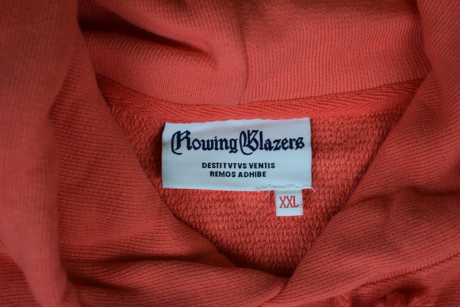 FILA Blazer da canottaggio x slim Aarons Regatta Pond felpa felpa con cappuccio corallo taglia XXL (nuovo senza etichette)