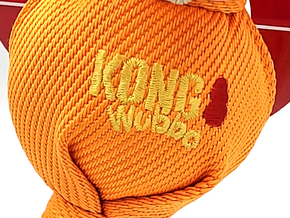 Juguete balístico Kong Wubba Friends pequeño león chirriante perro para buscar Foto 4 de 4