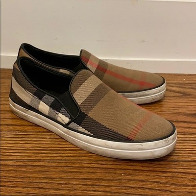 burberry slip on sneakers