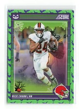 NICK CHUBB #65 2024 PANINI SCORE-A-TREAT BROWNS GREEN BATS