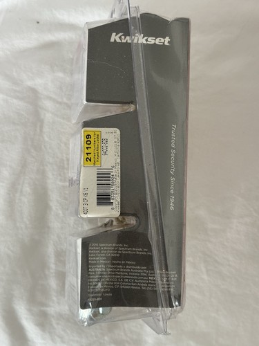 Kwikset Polo Manopola di Ingresso con Chiave in Ottone Lucido 400T 3 PC K6 V1 94002-828 - Foto 3 di 4