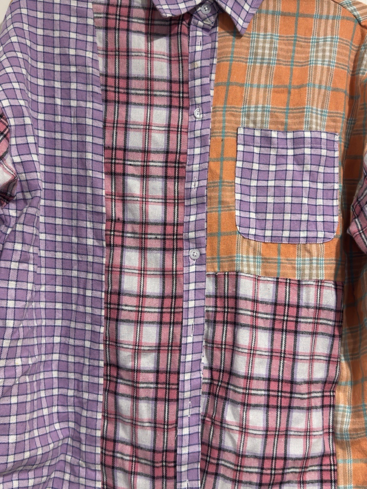 Better Be Women’s Patchwork Plaid Button-Down Shi… - image 8