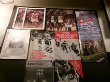 11 PC BOSTON UNIVERSITY MAGAZINE FOOTBALL BASKETBALL HOCKEY 1985-89 ID#110