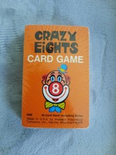 Crazy Eights Card Game Whitman Western Publishing 4909 SEALED