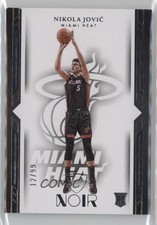 2022-23 Panini Noir Rookies Icon Edition 12/99 Nikola Jovic #183 12wc