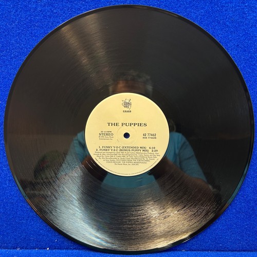 THE PUPPIES Funky Y-2-C ORIGINAL 1994, 4-TRACK MAXI, CHOAS RECORDINGS LP NM/EX - Foto 4 di 8