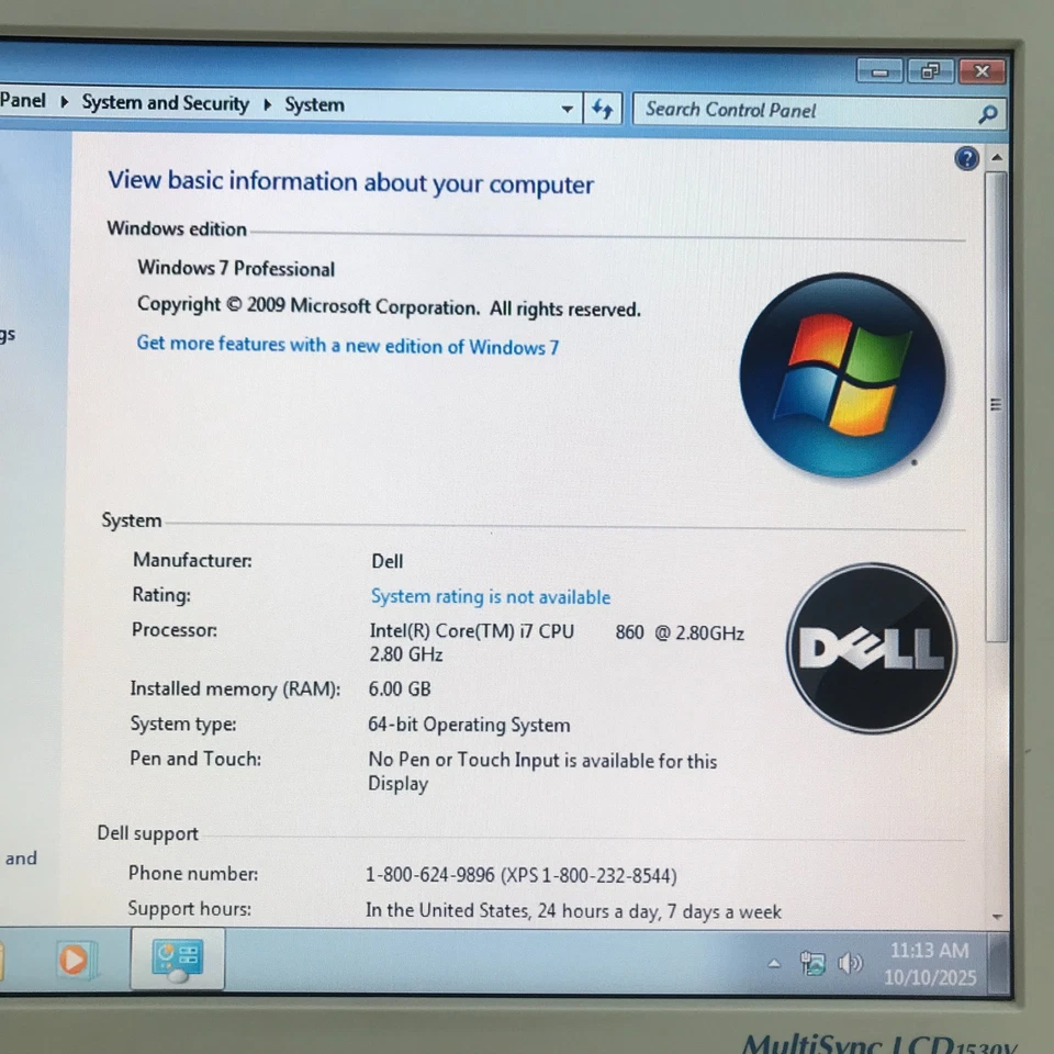 Dell Studio XPS 8100 PC i7 2.80GHz 6GB RAM 512GB SSD (Windows 7 Pro 64-Bit) - Image 4 of 4