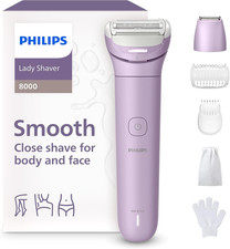 Image of Philips Lady Shaver Series 8000 - Cordless, Wet & Dry Electric Shaver, 3-Blade S