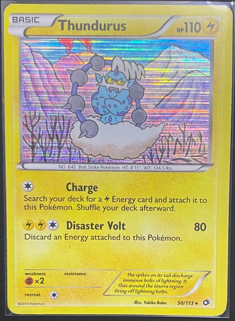 Thundurus 50/113 Legendary Treasures Holo