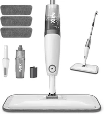 Spray Mops for Floor Cleaning,  Microfiber Dust Mop with 3 Washable Pads Mop wit