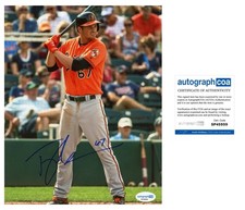 BALTIMORE ORIOLES TREY MANCINI SIGNED AUTOGRAPH 8X10 PHOTO PIC ACOA COA