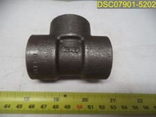 Qty = 4: SA105N 3000# Forged Steel Socket Weld Tees B16