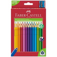 FABER CASTELL Farbstifte Jumbo Dreikant 30 St...