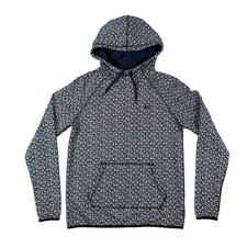 Nike Hoodie Women S Black White Excellent Therma-FIT Pebble Print 685461-100
