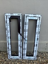 Two Mahogany Brown Flush Fit Windows