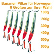 Bananen Pilker für Norwegen Heilbutt Dorsch ...