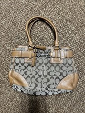Coach Vintage Y2k Black Hampton Jacquard Sign...