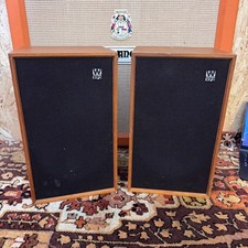 Pair Vintage Wharfedale XP2 Shelton Teak Hifi Bookshelf Speakers