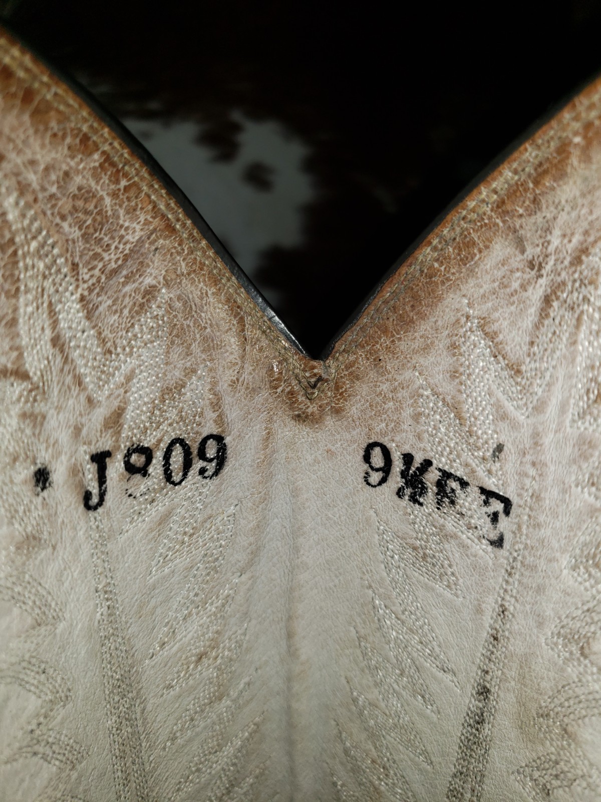 Cowtown Vintage Large Scale Natural Python Wester… - image 14