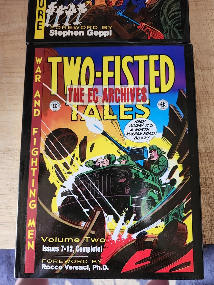 Two Fisted The EC Archives Volumen 1 y 2 Usado Tapa Dura Gran Forma Foto 3 de 4