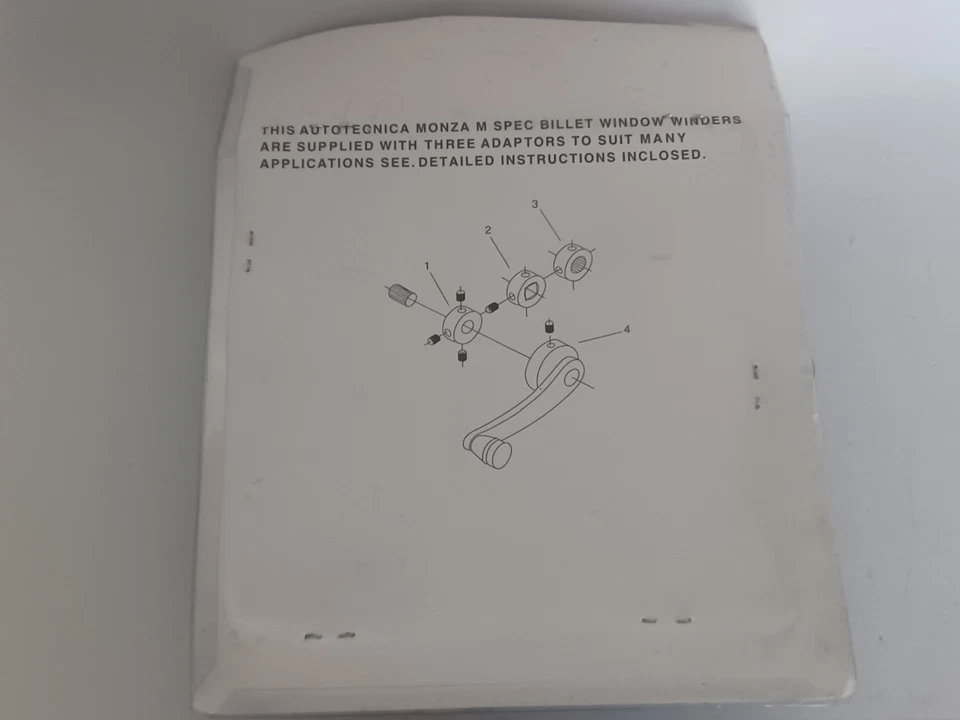 Puxador de janela de alumínio tarugo preto, kit de manivela conjunto de 2 Chevy Ford Mopar 4,25" - Imagem 2 de 4