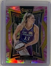 2025 Panini Select WNBA SARAH ASHLEE BARKER PINK CAMO PRIZM SPARKS 110/175 #66