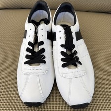 Zapatillas Tenis Pony She Runner 78 De Colección Cuero Negro/Blanco 9 Nuevas Como Están