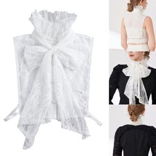 Flower Lace False Collar Detachable Collar Ruffled Neckpiece Costume Decoration