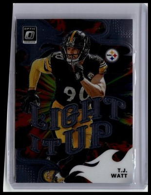 2025 Donruss Optic #13 T.J. Watt Light It Up