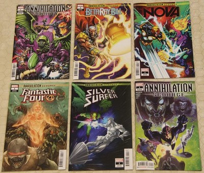ANNIHILATION SCOURGE (2019) Set Alpha, Omega + 4 others NM (Marvel Comics lot) !
