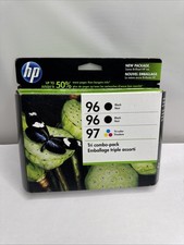 HP 96 2 Ink Cartridges - Black, Tri-color Exp 2011