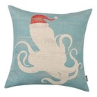 Coastal Christmas Pillow Cover 18X18 for Couch Sea 18" x 18" (Pack of 1) Beige