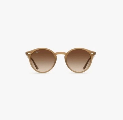 Ray-Ban RB 2180 Sonnenbrille Beige Rund Gr. 49