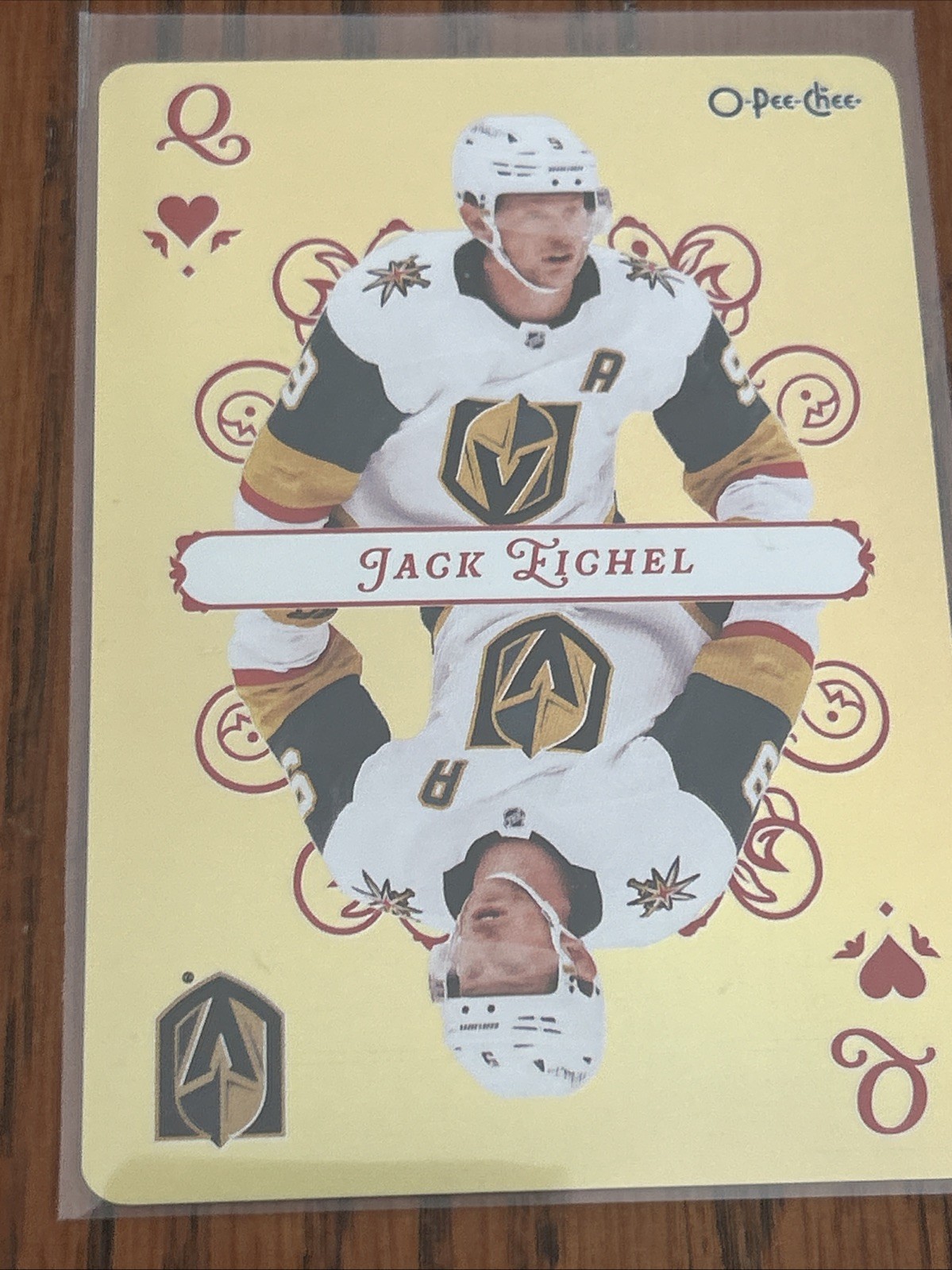 Jack Eichel  2025-26 O-pee-Chee  Playing Card  Q Hearts
