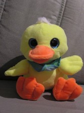 Windel Plüschtier Ente mit Glitzeraugen WINDEL Ente gelb  Küken Spielzeug Kinder