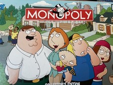 Family Guy Monopoly Board Game 2006 Collectors Edition USAopoly Complete