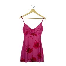 Princess Polly Cami Mini Dress Womens Size 4 Pink Floral Lace Party Going Out