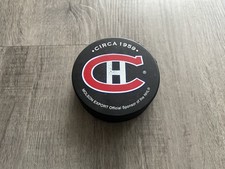 Montreal Canadiens Hockey Puck – Hockey Hall of Fame Museum Souvenir – Vintage