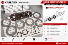 Carraro Wet Brake Kit 143874 136155 136644 Fits Nh Case Claas Manitou