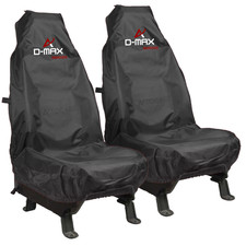 Fits Isuzu D-Max Heavy Duty Front Seat Covers 1+1 Black Waterproof All Years