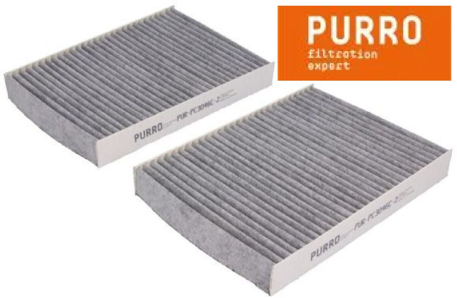 PURRO PUR-PC3046C-2 Filter für Innenraumluft Innenraumfilter Filter