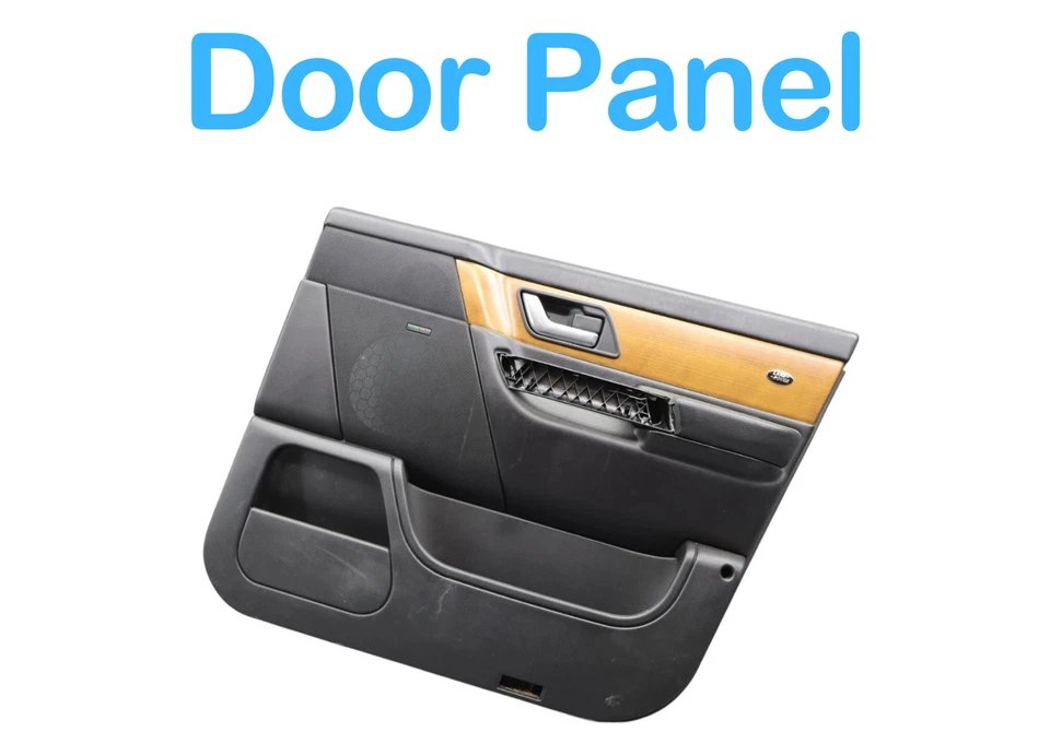 06-09 Land Rover Range Rover Sport Panel de puerta interior delantero derecho con altavoz OEM Foto 3 de 4