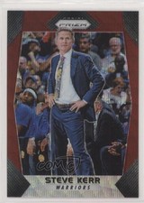 2017-18 Panini Prizm Ruby Wave Prizm Steve Kerr #50 9ig