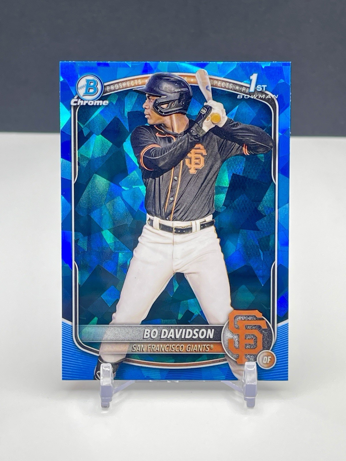 BO DAVIDSON 2025 Bowman Chrome #BCP-206 Giants 1st Sapphire Refractor