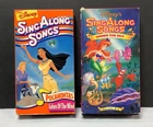 Disney’s Sing Along VHS Tapes Pocahontas And Little Mermaid