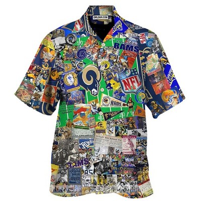 Los Angeles Rams Classic Hawaiian Shirt_mvn_85