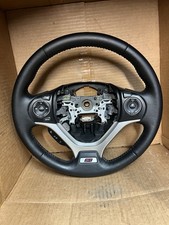 Black Leather Steering Wheel DX EX EX-L Fits 2012 2013 2014 2015 Honda Civic OEM